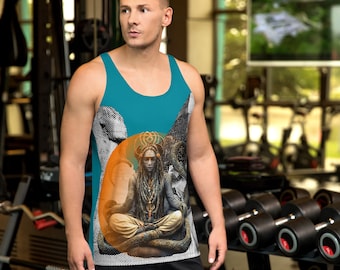 Patanjali at the Pyramids Unisex Tank Top