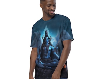 Shiva Meditating in the Mountains Men's t-shirt