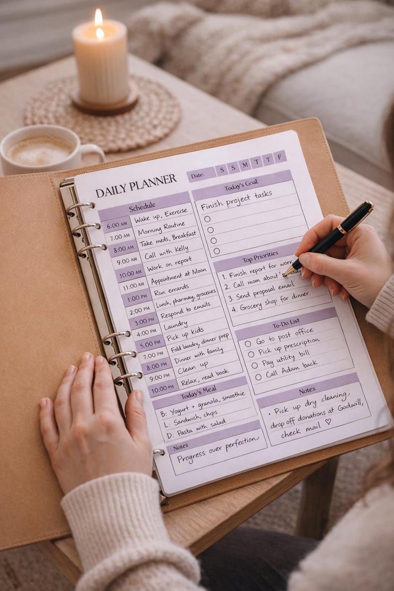 Mega ADHD Planner BUNDLE Printable – Neurodivergent Daily Weekly ...