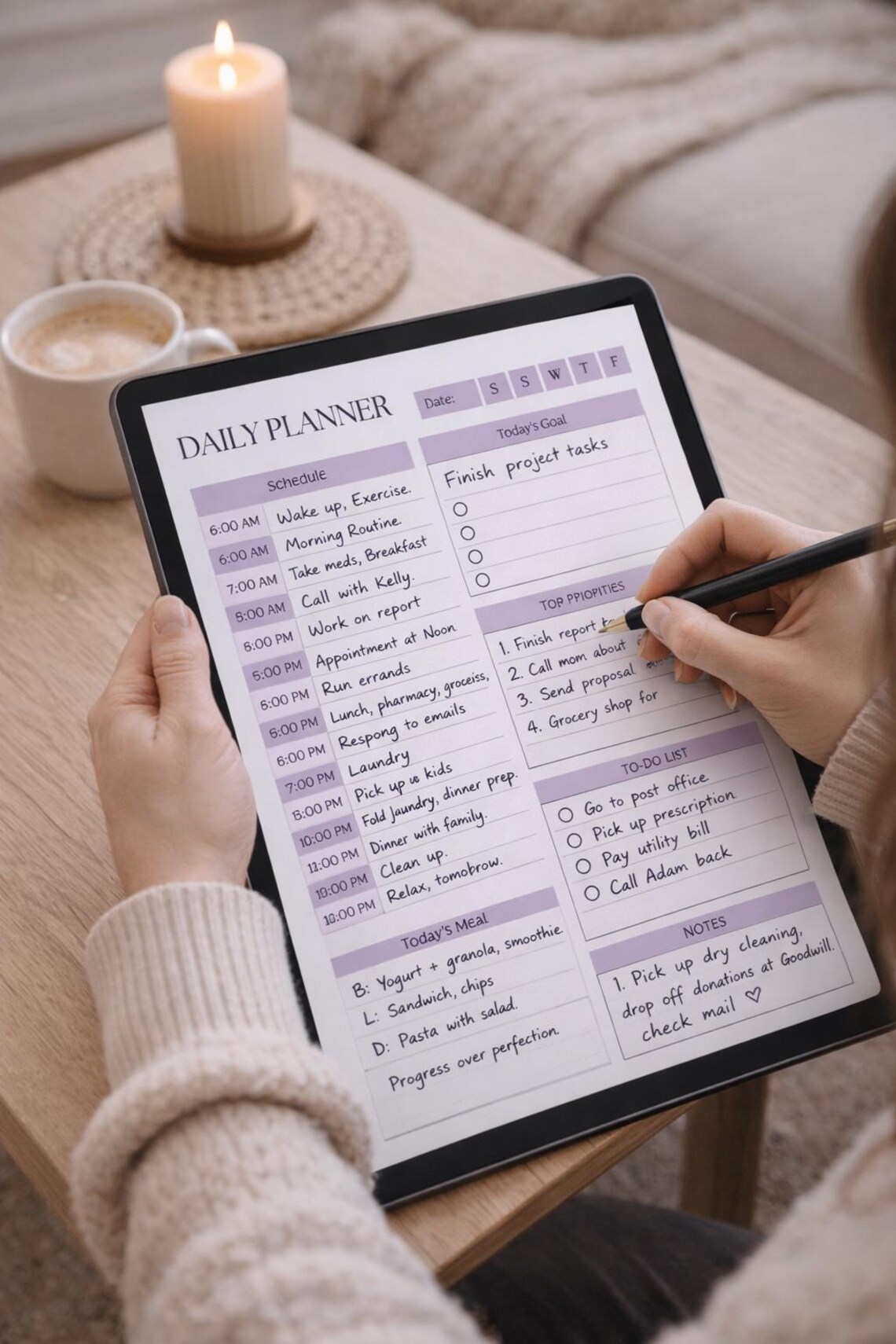 Mega ADHD Planner BUNDLE Printable – Neurodivergent Daily Weekly ...