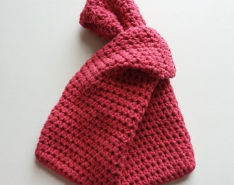 Knot Bag - 100% Cotton - Ready to Ship - Pink - Wrist bag Clutch - Vegan - Eco