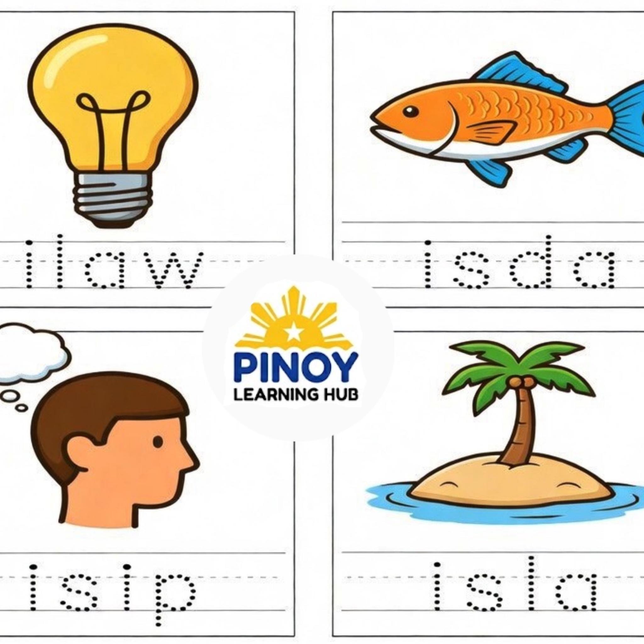 Tagalog Mga Maikling Patinig Worksheets | Filipino Short Vowels Tracing ...