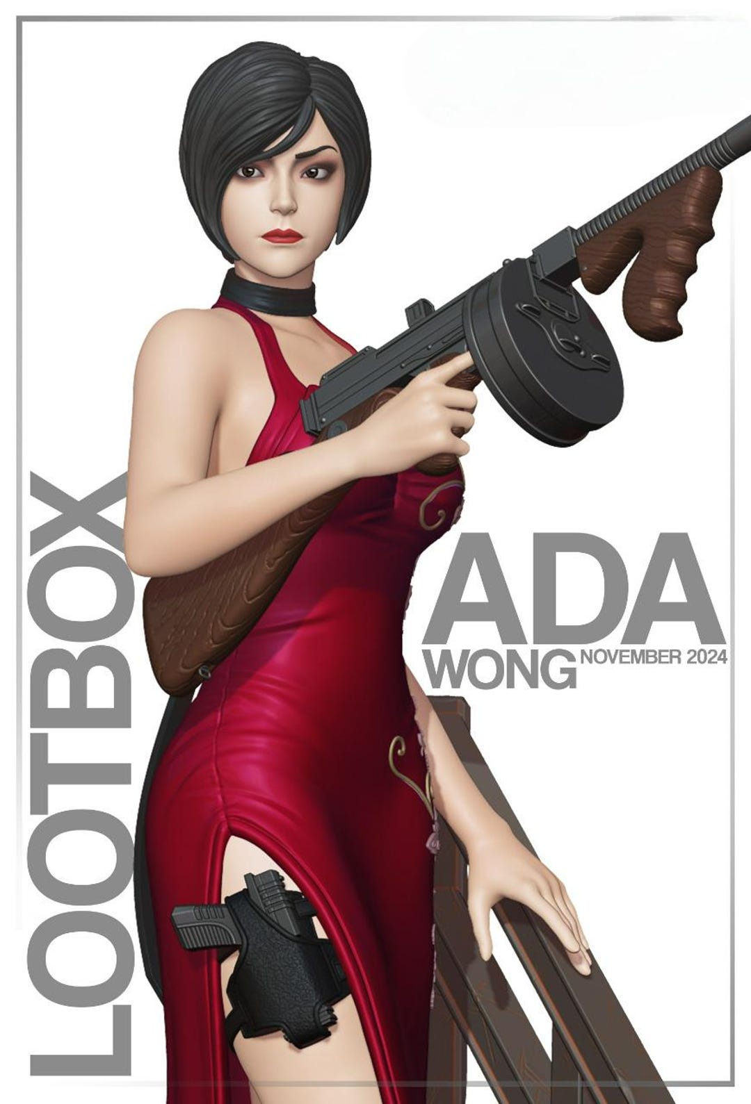 Ada Wong STL | Tactical Spy 3D Printable Figure | Resident Evil Fan Art ...