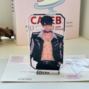 Caleb Love and Deepspace Acrylic Stand 10cm - Fan Made Desk Decor - Otome Gift