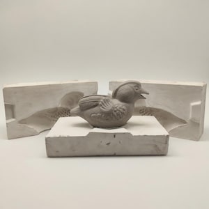 Mandarin Duck Slip Casting Mold – Love Symbol Pottery Sculpture Tool