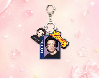 Lngshot Keychain, Ohyul Ryul Woojin Louis Acrylic Bag Charm, Kpop