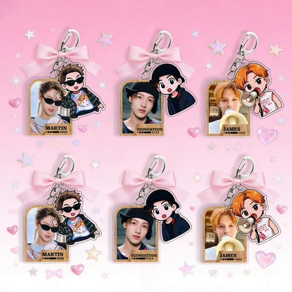 CORTIS Kpop Fan Gift Member Photo Keychain - Etsy