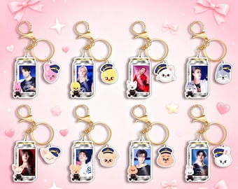 Stray Kids SKZOO Can Shaped Acrylic Keychain Kpop Charm 6CM
