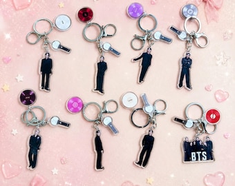 BTS JK Golden Mini Photobook Keychain | Bangtan Jungkook Mini