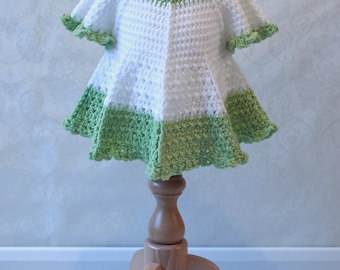 Crochet Summer Dress with Full Circle Skirt & Cap Sleeves INSTANT DOWNLOAD PDF From Thomasina Cummings Designs