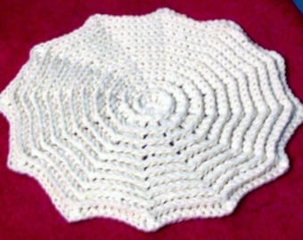 Crochet Spiral Circular Rug Bath Mat INSTANT DOWNLOAD PDF from Thomasina Cummings Designs