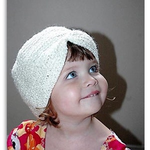 Crochet Washer Woman Turban Hat or Photo Prop INSTANT DOWNLOAD PDF from Thomasina Cummings Designs image 3