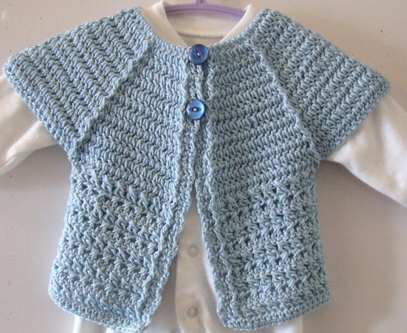 Crochet Baby Sleeveless Top and Cardigan INSTANT DOWNLOAD PDF Etsy