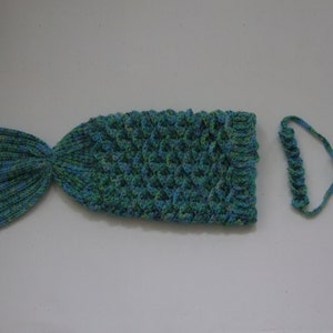 Crochet Mermaid Tail & Headband Prop INSTANT DOWNLOAD PDF from Thomasina Cummings Designs image 3