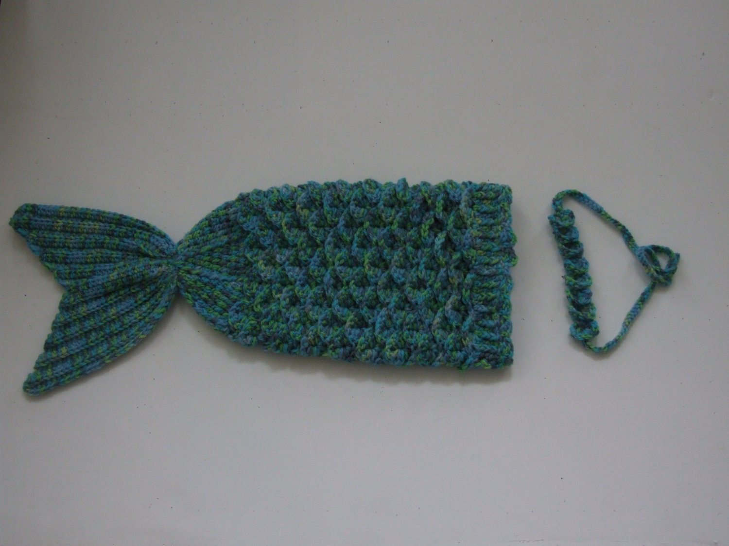 Crochet Mermaid Tail & Headband Prop INSTANT DOWNLOAD PDF From Etsy
