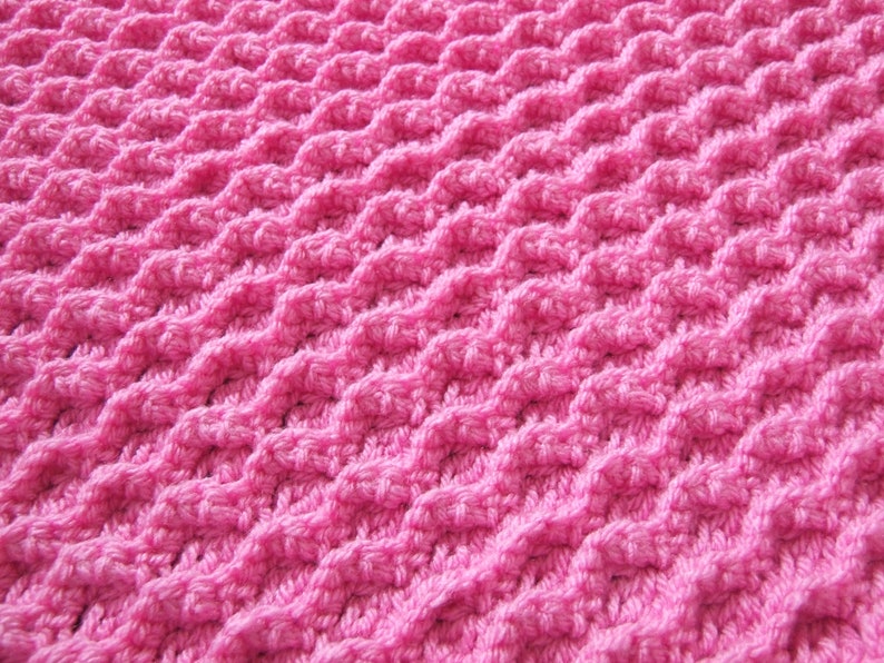 Crochet Blanket Unusual Stitch Pattern INSTANT DOWNLOAD PDF - Etsy