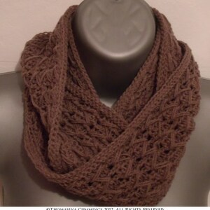 Crochet Cowl Infinite Scarf INSTANT DOWNLOAD PDF from Thomasina Cummings Designs