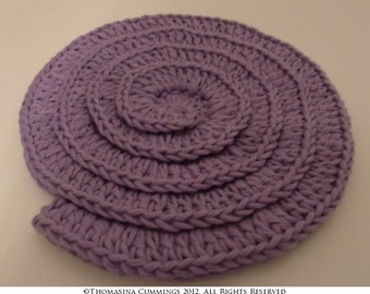 Crochet Double Thickness Place Mat Coaster or Pot Stand - INSTANT DOWNLOAD PDF from Thomasina Cummings Designs