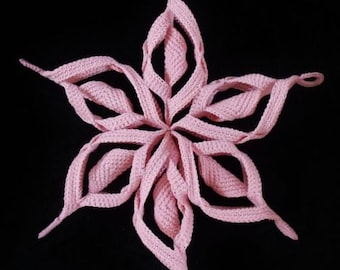 Crochet 3d Christmas Decoration and Snowflake Centrepiece INSTANT DOWNLOAD PDF from Thomasina Cummings Designs