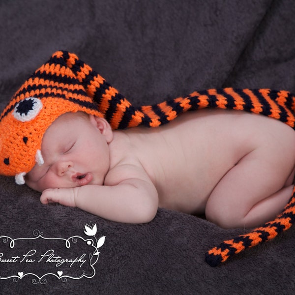Crochet Snake Hat Novelty Photo Prop INSTANT DOWNLOAD PDF from Thomasina Cummings Designs