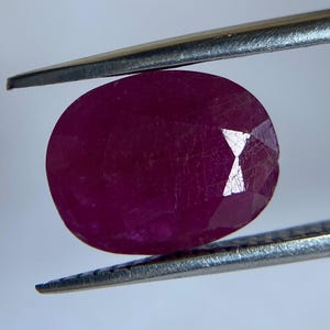 Natural Ruby Lot 9x7mm, 27Ct Total Oval Faceted Gems for Tennis Bracelets and Necklaces