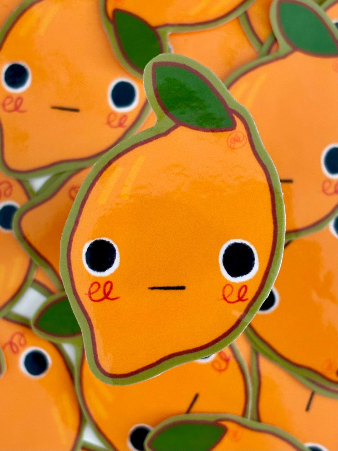 Lemon Sticker | Vinyl Fruit Citrus Decal for Laptops, Water Bottles ...