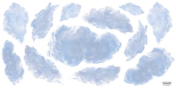 Beautiful Ceiling Cloud Mural