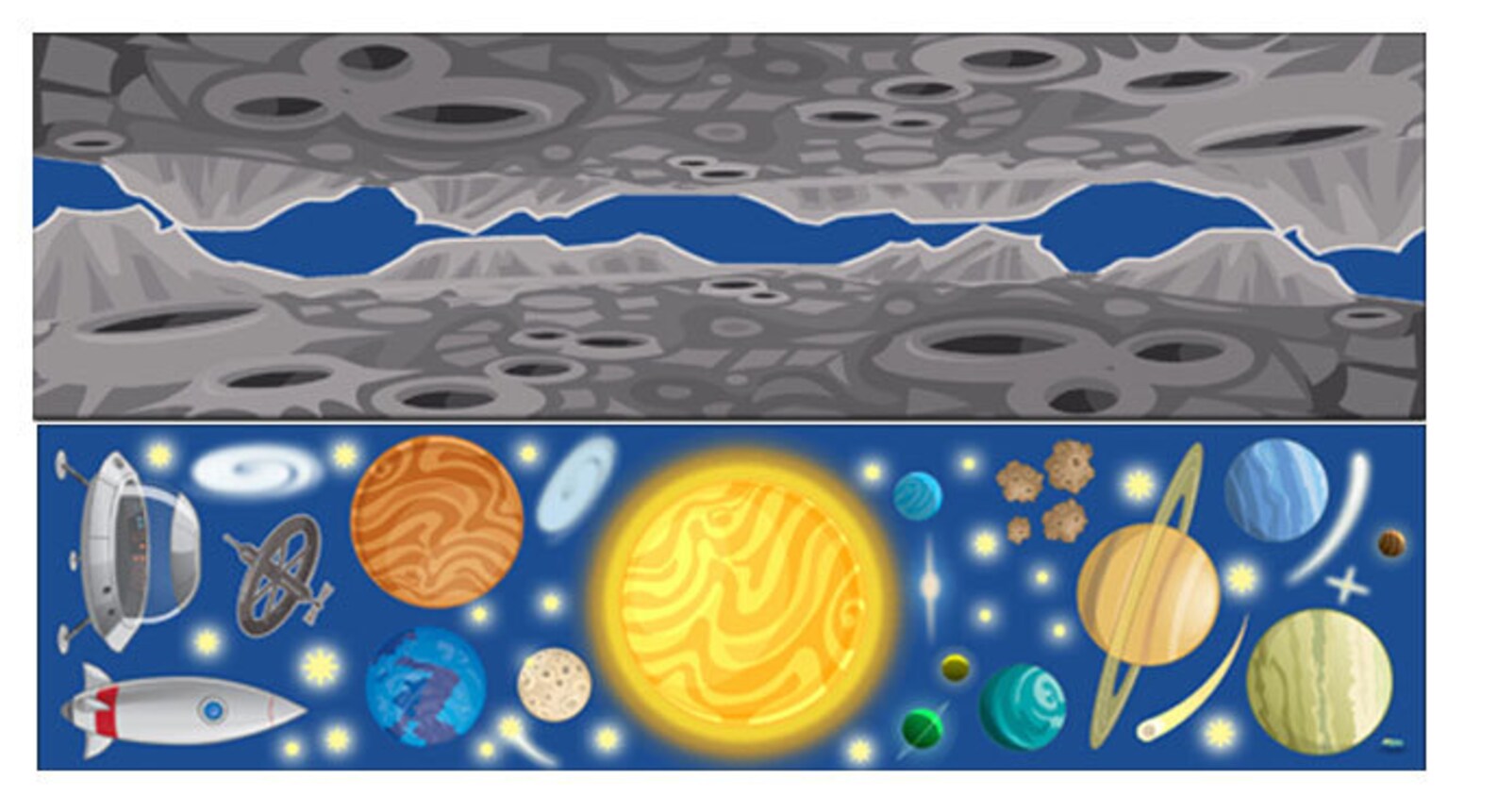 Wall Decals Astronomy Space Wall Stickers Etsy