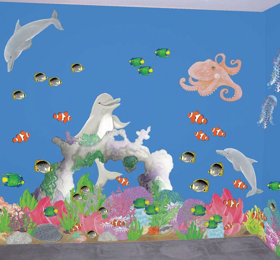 Wall Sized Magic Underwater Scene Decal