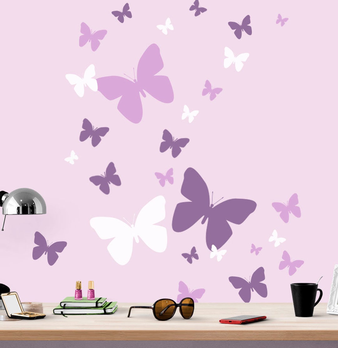 Watercolour Butterflies Wall Decals – Your Decal Shop