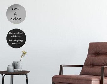 Dry Erase Dot Wall Decals -Silver, White, Black