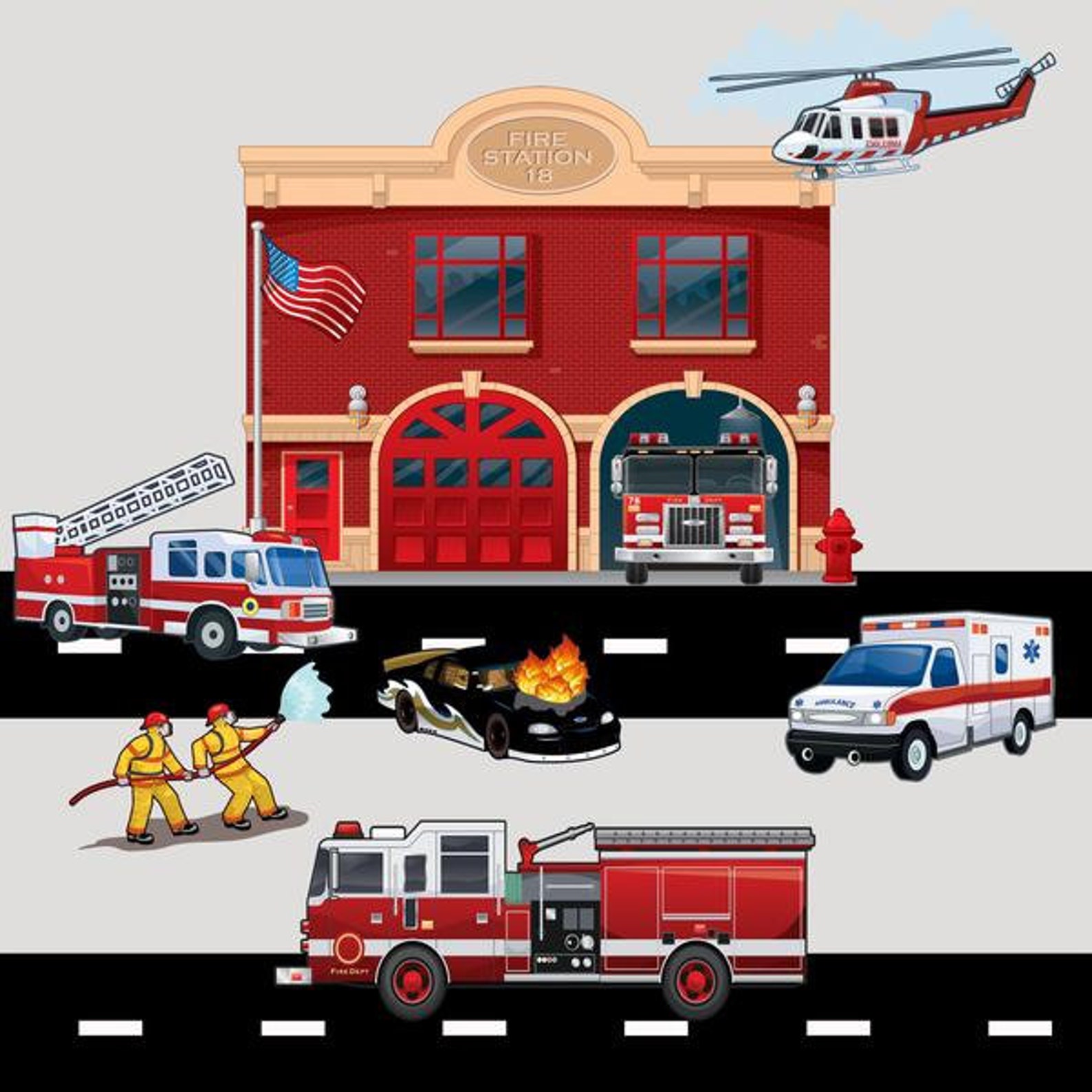 Включи про пожарную станцию. Пожарная станция Прескотт. Fire Station 915 в игре. Daron Fire Station.