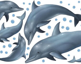 Dolphin Family Room Mural