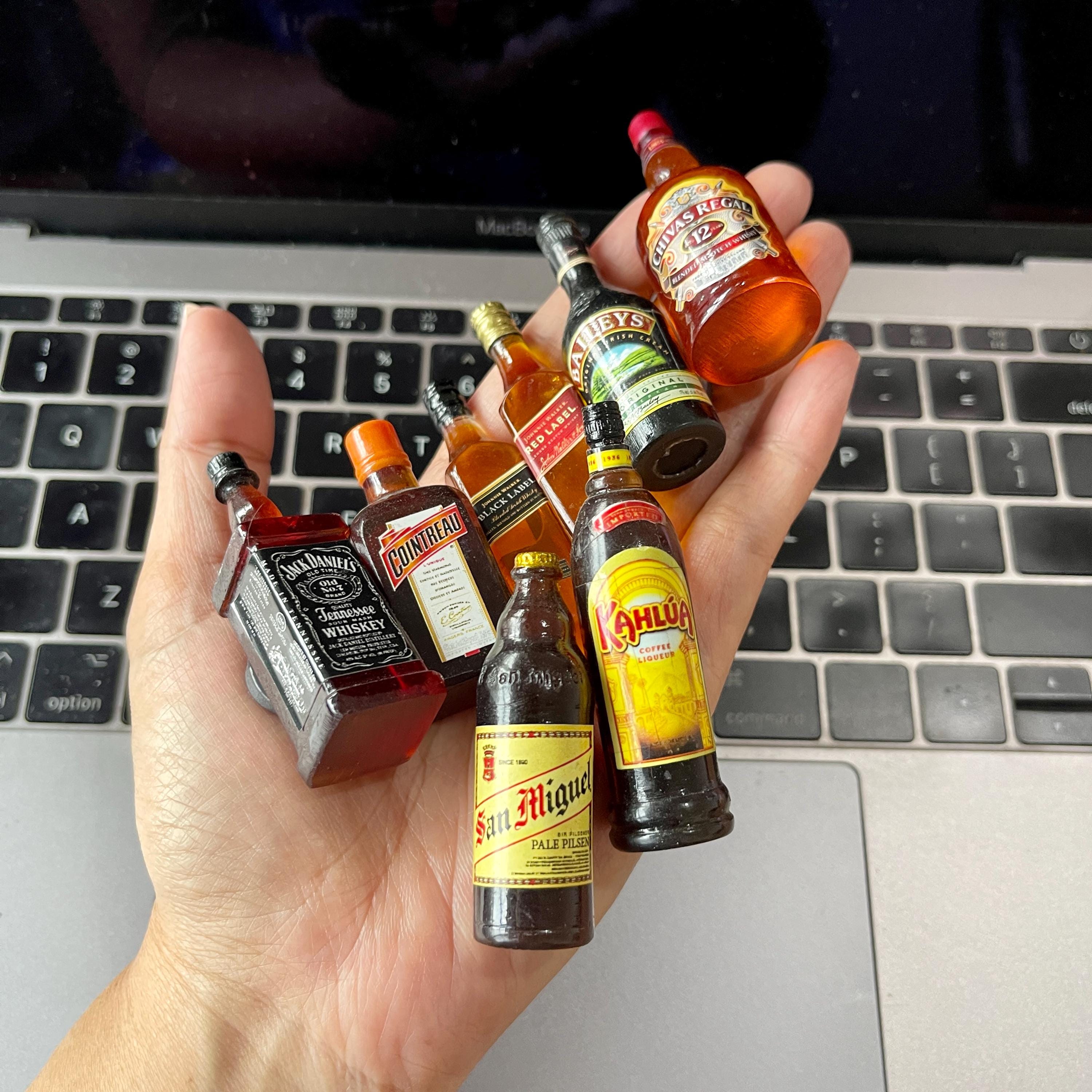Resin Miniature Liquor Bottles - Etsy