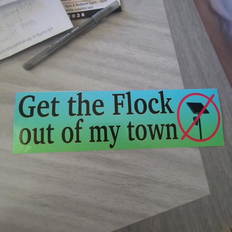 Flock Camera Bumper Sticker - Etsy