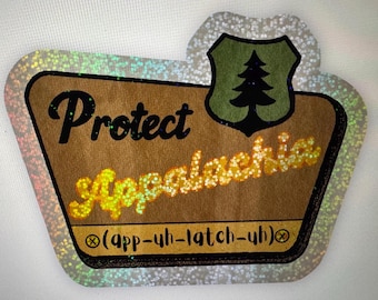 Protect Appalachia Sticker | Appalachian Mountains