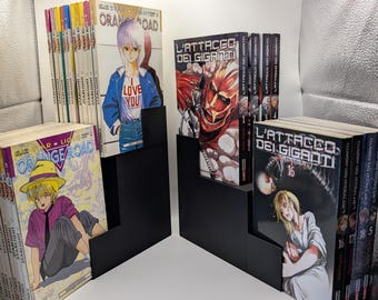 Soporte giratorio para cómics de doble fila que ahorra espacio - Impresión 3D