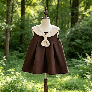 Baby Girl Chocolate Brown Dress