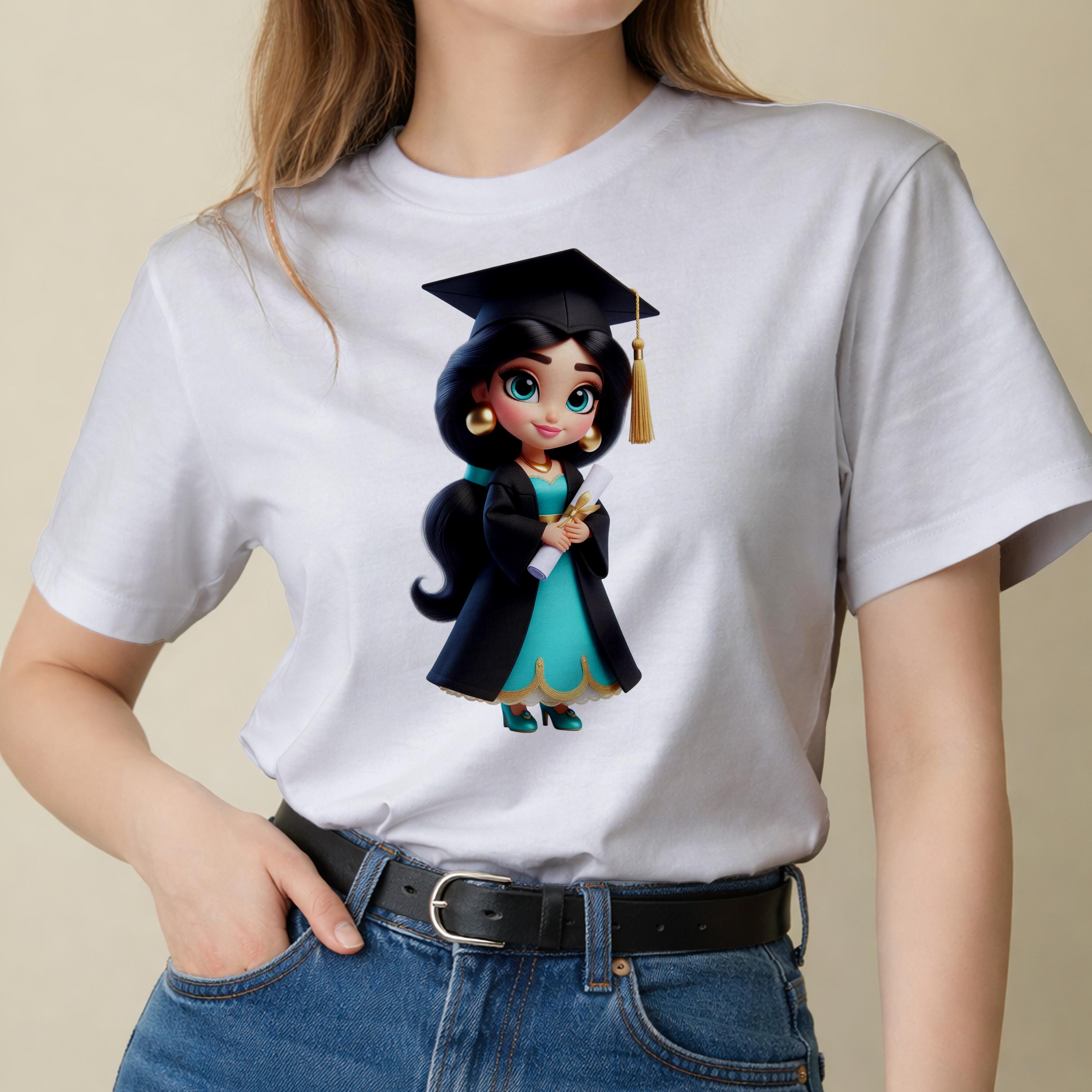 Graduation PNG Bundle Cartoon Characters Cap Gown Diploma Senior 2026 ...