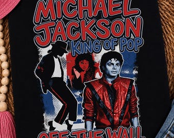 Michael Jackson T Shirt Design King of Pop PNG Sublimation Cricut Shirt Transparent PNG Download