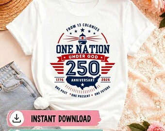 USA 250th Anniversary PNG SVG, Semiquincentennial 1776-2026 T-Shirt Design, Patriotic American Pride Graphic, 4th of July 2026 Sublimation