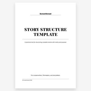 Story Structure Template, Three Act Structure Worksheet, Plot Planning PDF