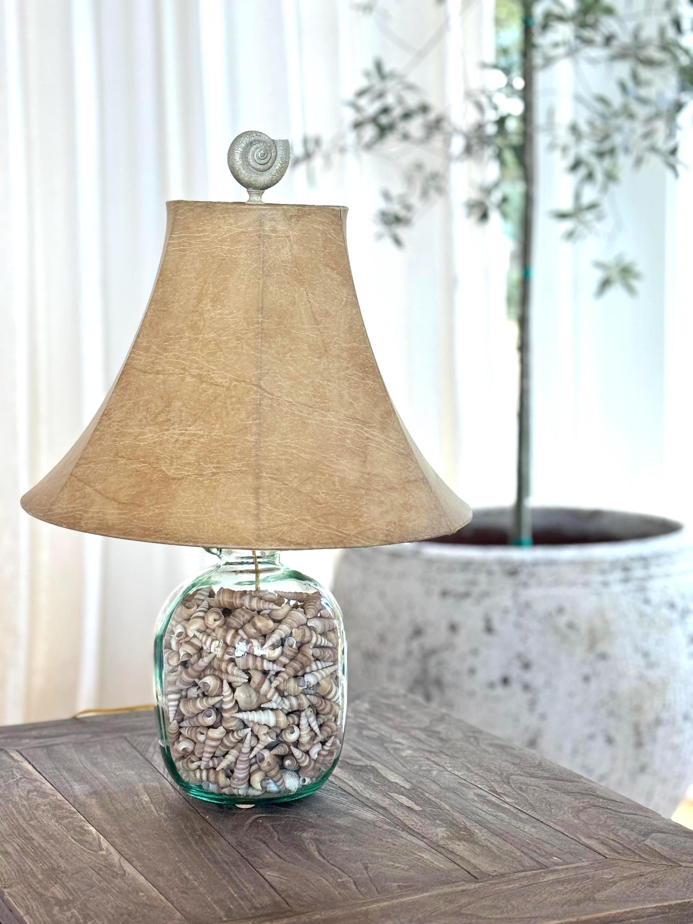 Vintage Shell Lamp - Etsy