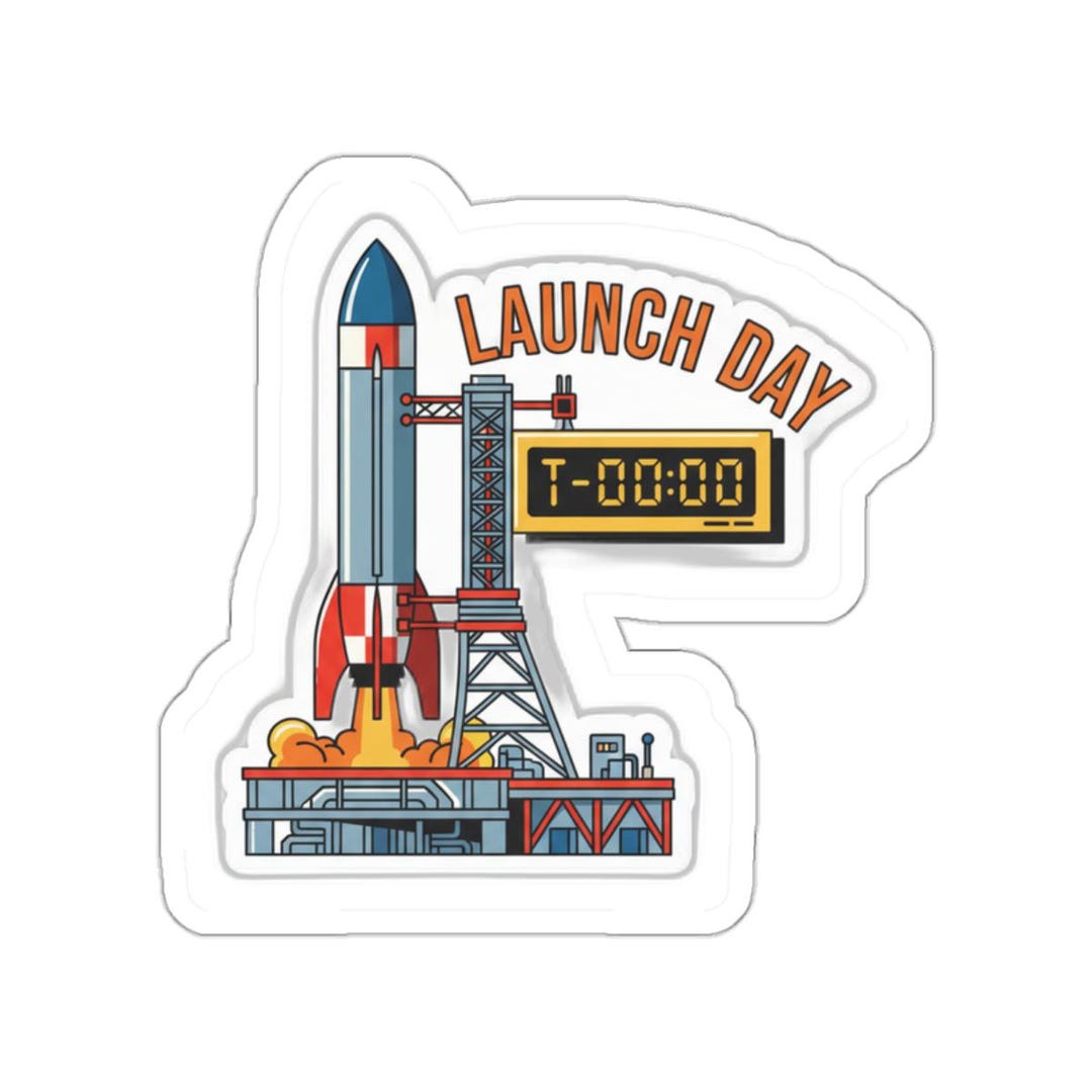 Rocket Science Sticker - Launch Day | Aerospace Engineer Vinyl Decal ...
