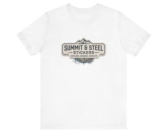 Summit & Steel Badge Tee | Outdoor Adventure Brand Shirt