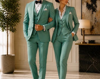 Traje de esmoquin italiano para hombre, ropa formal de lujo para novio, ideal para bodas, graduaciones, recepciones, fiestas y eventos de gala.