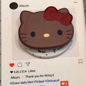 Funda para teléfono compatible con MagSafe de Hello Kitty para iPhone 17 Pro Max, iPhone 16, iPhone 15, funda protectora estética Kawaii con soporte. MagSafe Grip Olny