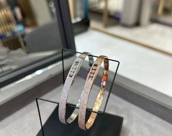 Move Noa pavé diamond bangle bracelets