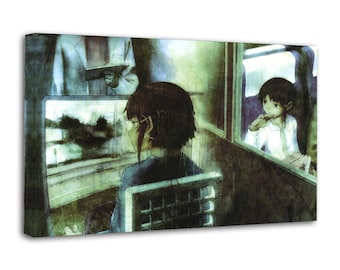 Serial Experiments Lain Anime Poster (5) Painting On Canvas Wall Art Poster Picture Print Living Room Walls Decor Home