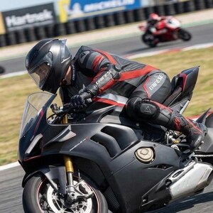 Black Leather Dainese Moto Jacket CE Protection | Racing Sports fan Gift | Gift for him image 4